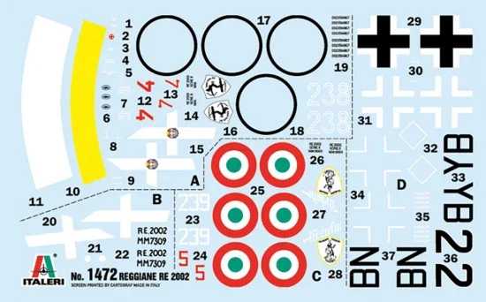 Italeri Reggiane Re.2002 Ariete — image 3 of 9