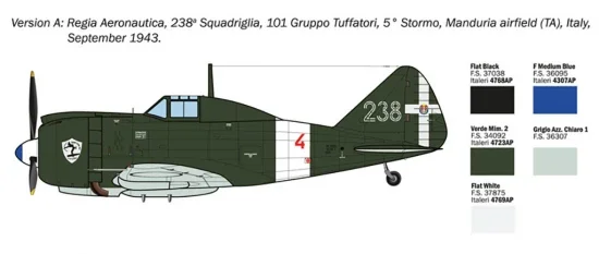 Italeri Reggiane Re.2002 Ariete — image 4 of 9