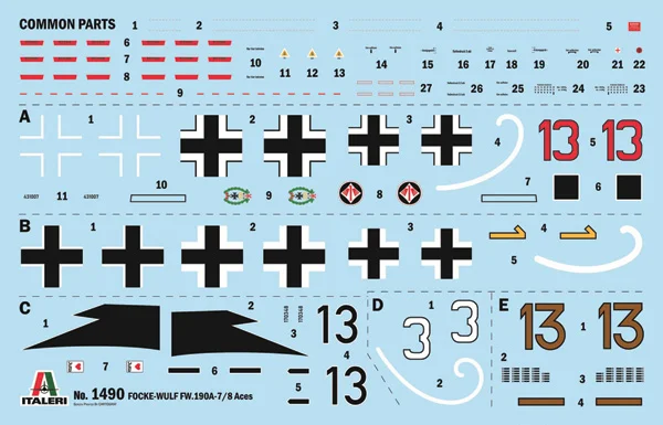 Italeri Focke-Wulf Fw 190 A-8/F Aces — image 7 of 14
