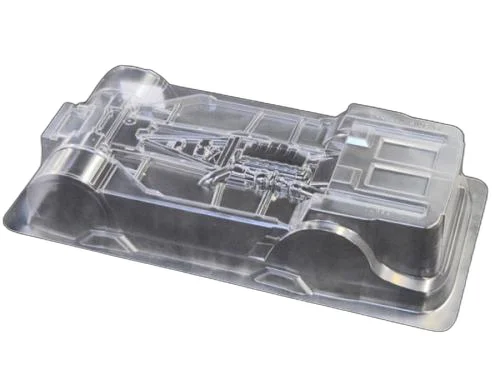 Tamiya 190mm Clear Truck Bodyshell For 58632 - Lower Wheel Arch Parts Only — image 1 of 2