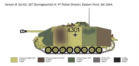 Italeri Sd.Kfz. 167 Sturmgeschütz IV RR — image 4 of 6