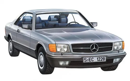 Tamiya 1/24 Mercedes-Benz 500 SEC — image 2 of 9