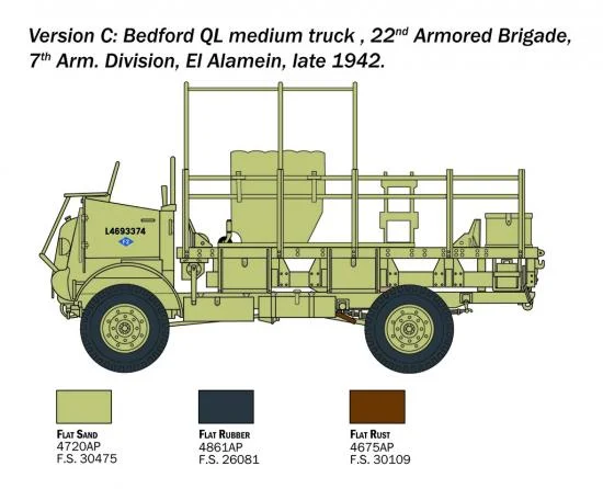 Italeri Bedford QL Truck — image 5 of 5