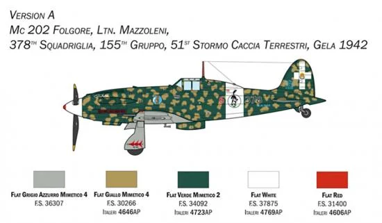 Italeri Macchi MC 202 Folgore &mdash; image 13 of 16