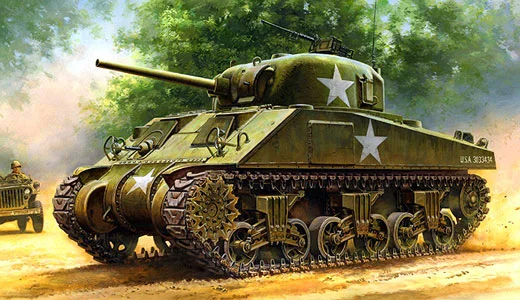 Tamiya US M4 Sherman Early Production — image 4 of 7