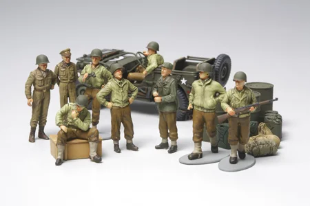 Tamiya WWII US Army Infantry + Jeep — image 2 of 3