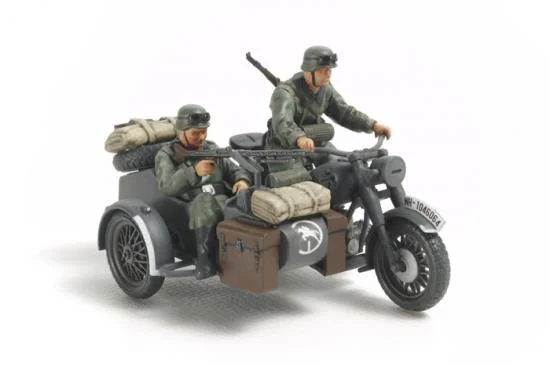 Tamiya 1/48 German Bike + Sidecar — image 1 of 4