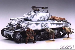 Tamiya M4A3 Sherman 105mm Howitzer A.Troop