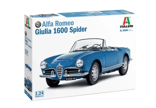Italeri Alfa Romeo Giulia 1600 Spider — image 12 of 13