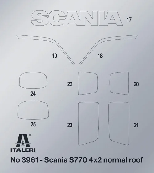 Italeri Scania S770 V8 White Cab — image 9 of 13