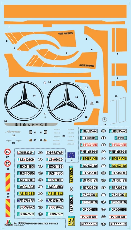 Italeri Mercedes-Benz Actros MP4 Big Space Grand Prix Edition — image 9 of 12