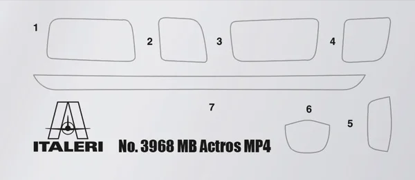 Italeri Mercedes-Benz Actros MP4 Big Space Grand Prix Edition — image 8 of 12
