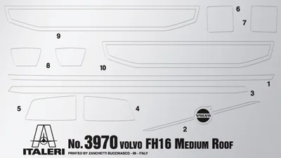 Italeri Volvo FH16 Medium Roof — image 8 of 14