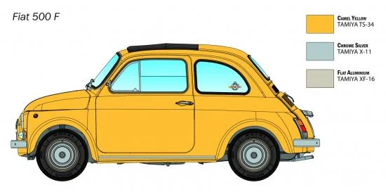 Italeri Fiat 500 Upgraded Edition — image 11 of 13