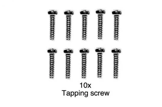 Tamiya 2X8mm Tapping Screw *10 Ltd &mdash; image 2 of 2