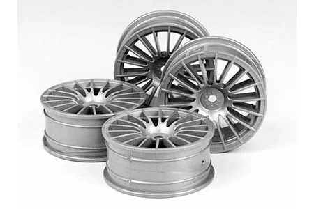 Tamiya Medium Narrow 18 Spoke Wheels Clr &mdash; image 2 of 2
