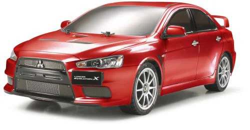 Tamiya Mitsubishi Lancer Evo X Clear 190mm Bodyshell — image 1 of 3