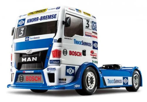 Tamiya Team Hahn Racing MAN TGS Clear Bodyshell (190mm) &mdash; image 2 of 2