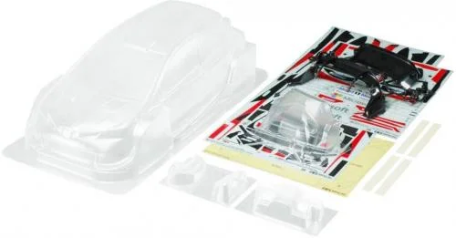 Tamiya Yaris Gazoo WRC Clear Bodyshell (190mm) — image 2 of 3