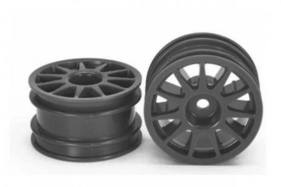 Tamiya M Chassis 11 Spk Wheel Black X 4 — image 2 of 2