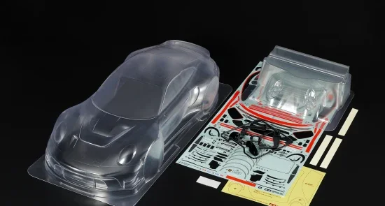 Tamiya Porsche 911 GT3 R (992) Clear 190mm Bodyshell — image 2 of 2