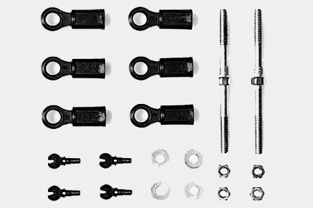 Tamiya Turn-Buckle Tie Rods — image 2 of 2