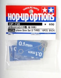 Tamiya 6mm Shim Set X 10 For 58425 &mdash; image 2 of 3