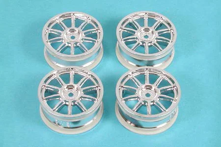 Tamiya 10 Spoke Platd Wheel X 4 24mm Offo &mdash; image 2 of 2