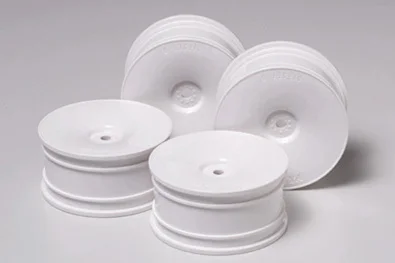 Tamiya White Dish Wheel (26mm/Offo) X 2 — image 2 of 3