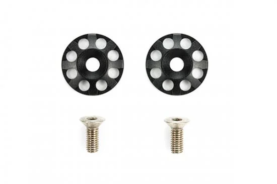 Tamiya Aluminium Wing Washers Black &mdash; image 2 of 2