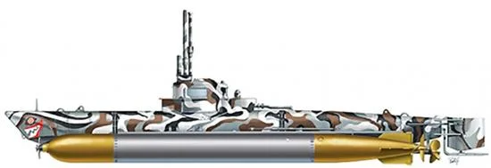 Italeri Biber Midget Submarine — image 11 of 14