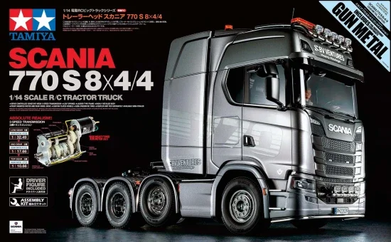 Tamiya Scania 8x4/4 - Gun Metal — image 2 of 9