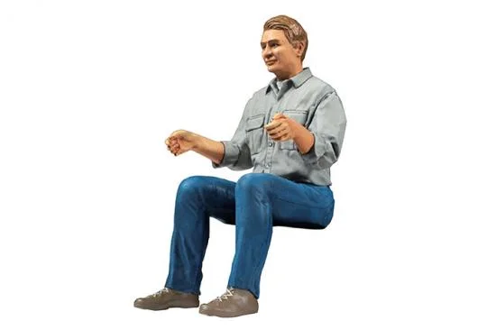 Tamiya 1:14 Tractor Truck Driver Figure — image 3 of 3