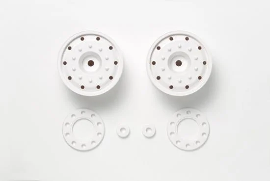 Tamiya Wheels (30mm/Hex/Whi) X 2 — image 3 of 3