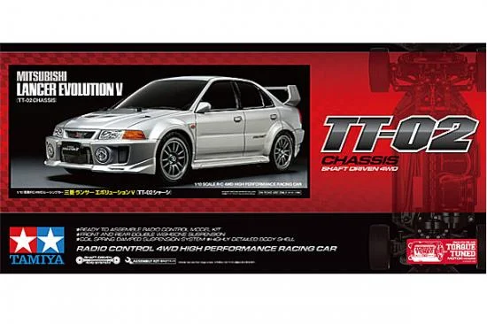 Tamiya Lancer Evo V TT-02 — image 2 of 2