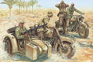 Italeri WWII German Motorcycles