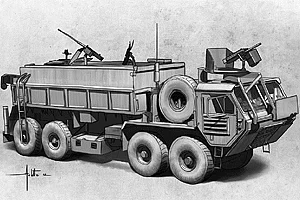 Italeri M985 Hemitt Gun Truck — image 2 of 13