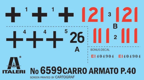 Italeri Carro Armato P40 &mdash; image 7 of 10
