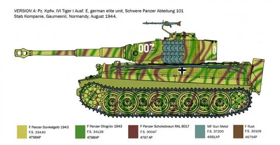 Italeri Pz.Kpfw.VI Tiger I Ausf.E late prod. — image 10 of 12