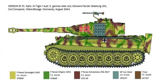 Italeri Pz.Kpfw.VI Tiger I Ausf.E late prod. — image 9 of 12