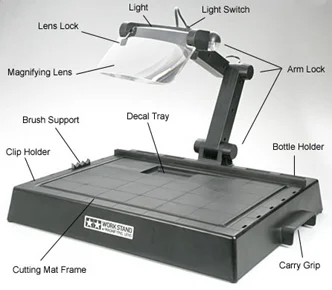 Tamiya Work Stand W/Magnifying Lens — image 3 of 8