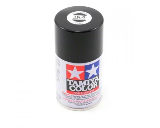 Tamiya Spray Paint TS-6 Matt Black — image 1 of 3