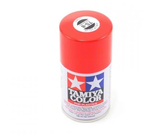 Tamiya Spray Paint TS-8 Italian Red — image 1 of 3