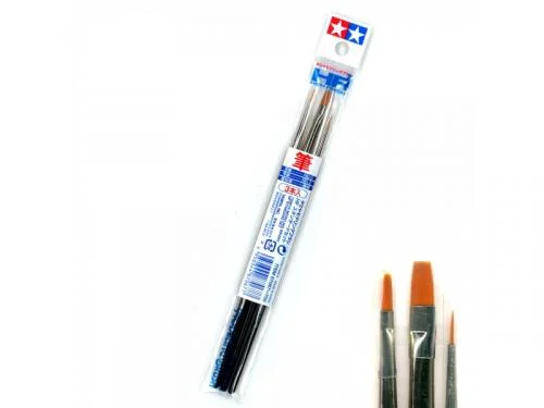 Tamiya Modelling Brush HF Standard - Set of 3 Paint Brushes &mdash; image 3 of 3