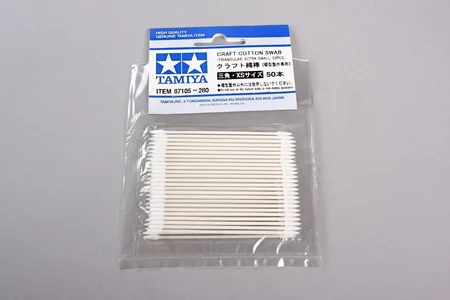 Tamiya Cotton Swabs - Triangle - Extra Small (50) — image 3 of 3