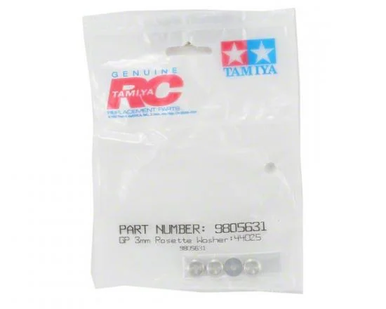 Tamiya 3mm Rosette Washer (4Pcs) &mdash; image 2 of 2