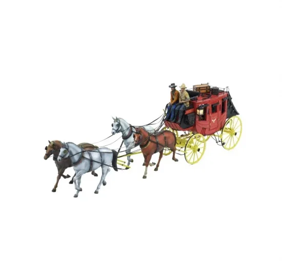 Set of 2 Wild West 1:12 Stagecoach Horses for AL20345 — image 7 of 11
