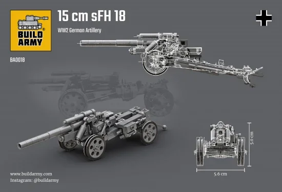 German 15cm SFH 18 Artillery &mdash; image 2 of 4