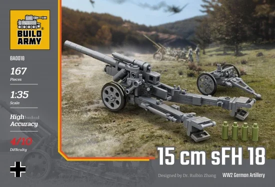 German 15cm SFH 18 Artillery &mdash; image 3 of 4