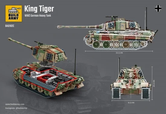 Tiger II tank in camo — image 3 of 6